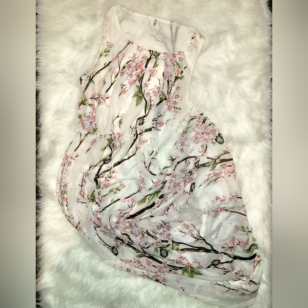 White Floral Dress